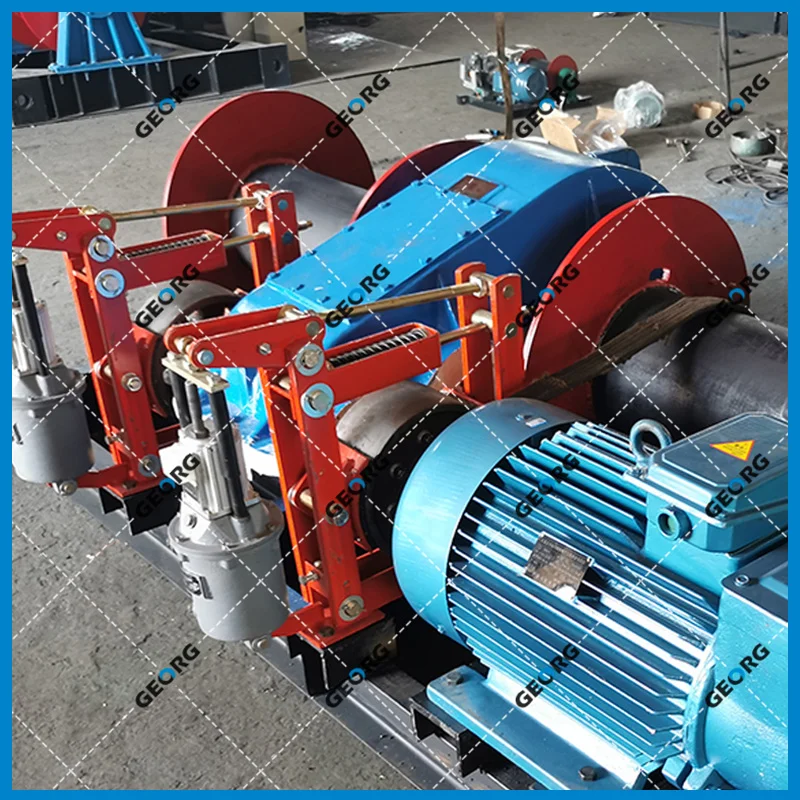 双吊点卷扬机，双卷筒卷扬机-平行轴型A-卷扬机非标定制找GEORG-乔格机械设计制造（上海）有限公司