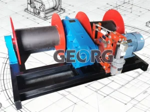 双吊点卷扬机，双卷筒卷扬机-平行轴型A