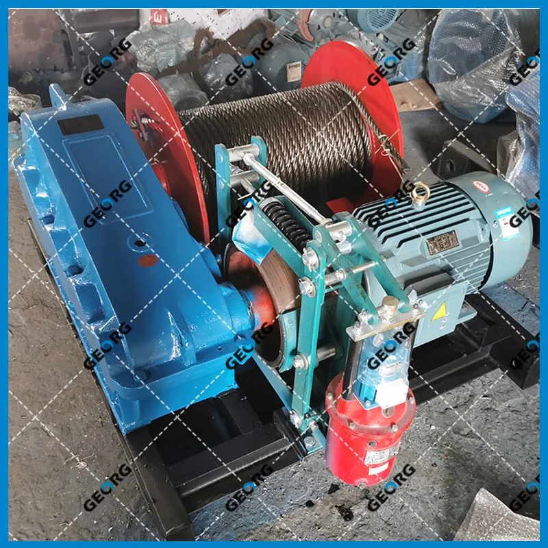 5吨电动卷扬机 JM-5T型-普通常规款-卷扬机非标定制找GEORG-乔格机械设计制造（上海）有限公司