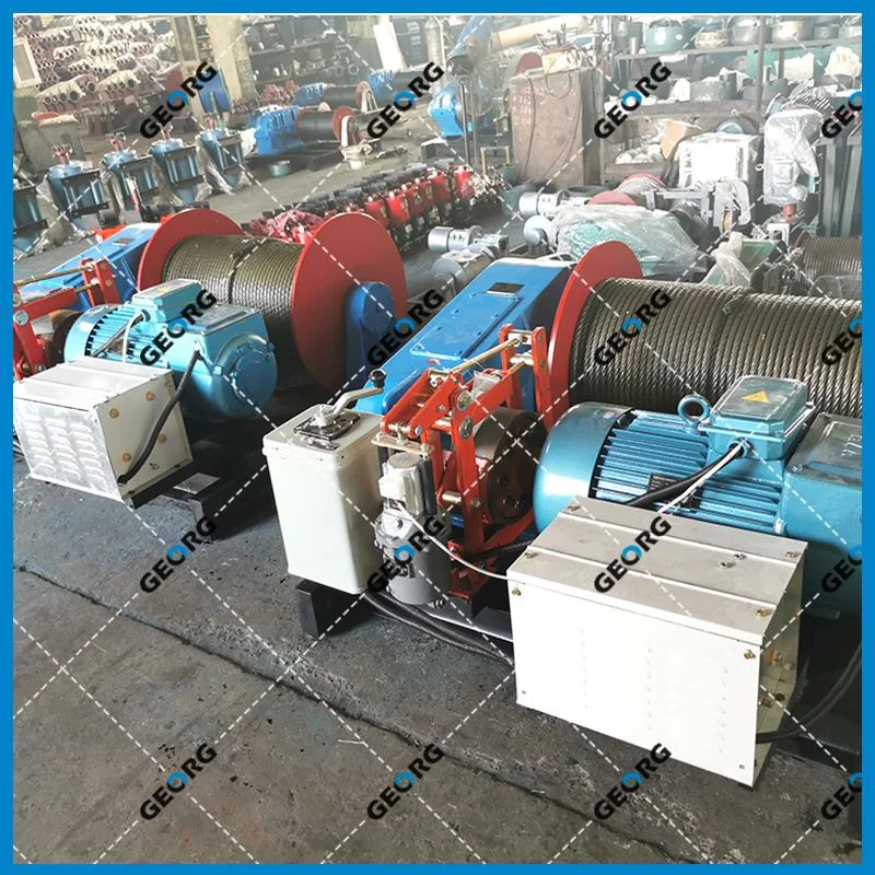 5吨电动卷扬机 JM-5T型-普通常规款-卷扬机非标定制找GEORG-乔格机械设计制造（上海）有限公司