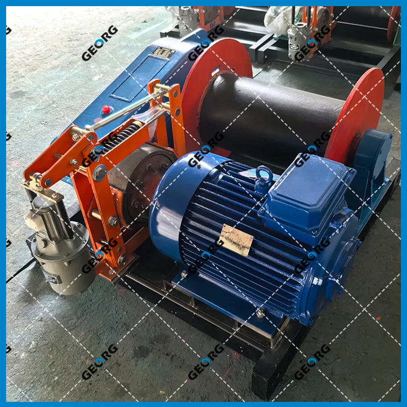 5吨电动卷扬机 JM-5T型-普通常规款-卷扬机非标定制找GEORG-乔格机械设计制造（上海）有限公司