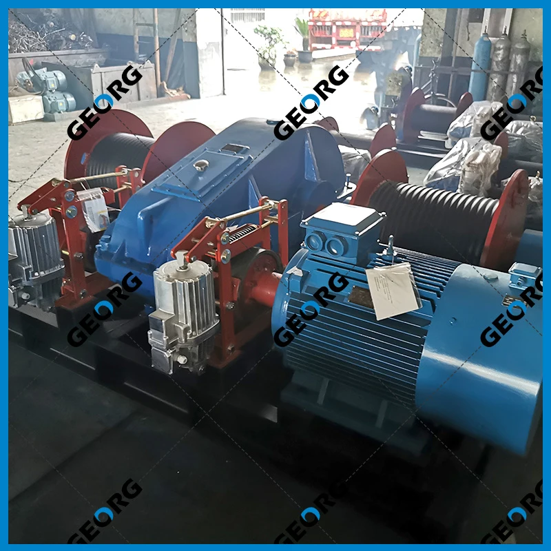 双吊点卷扬机，双卷筒卷扬机-平行轴型B-卷扬机非标定制找GEORG-乔格机械设计制造（上海）有限公司