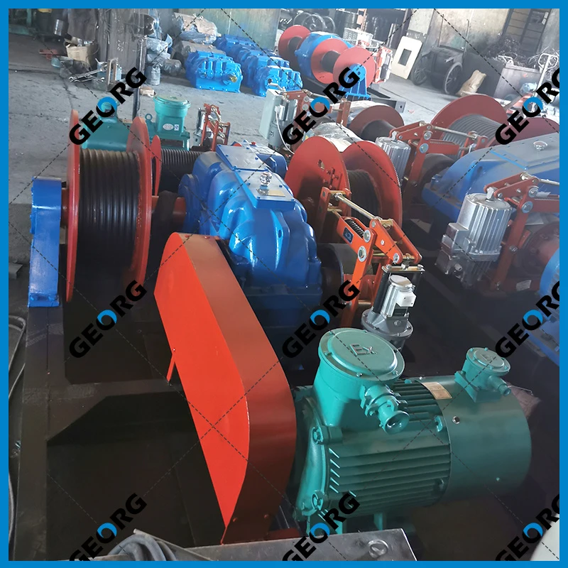 双吊点卷扬机，双卷筒卷扬机-平行轴型B-卷扬机非标定制找GEORG-乔格机械设计制造（上海）有限公司