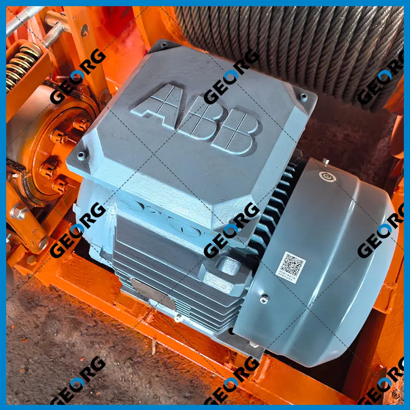 双吊点卷扬机，双卷筒卷扬机-平行轴型B-卷扬机非标定制找GEORG-乔格机械设计制造（上海）有限公司