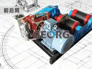 YJS往复式水平牵引卷扬机B 双筒