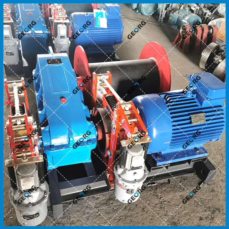 双制动/双刹车 电动卷扬机-卷扬机非标定制找GEORG-乔格机械设计制造（上海）有限公司
