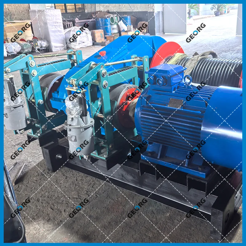 双制动/双刹车 电动卷扬机-卷扬机非标定制找GEORG-乔格机械设计制造（上海）有限公司