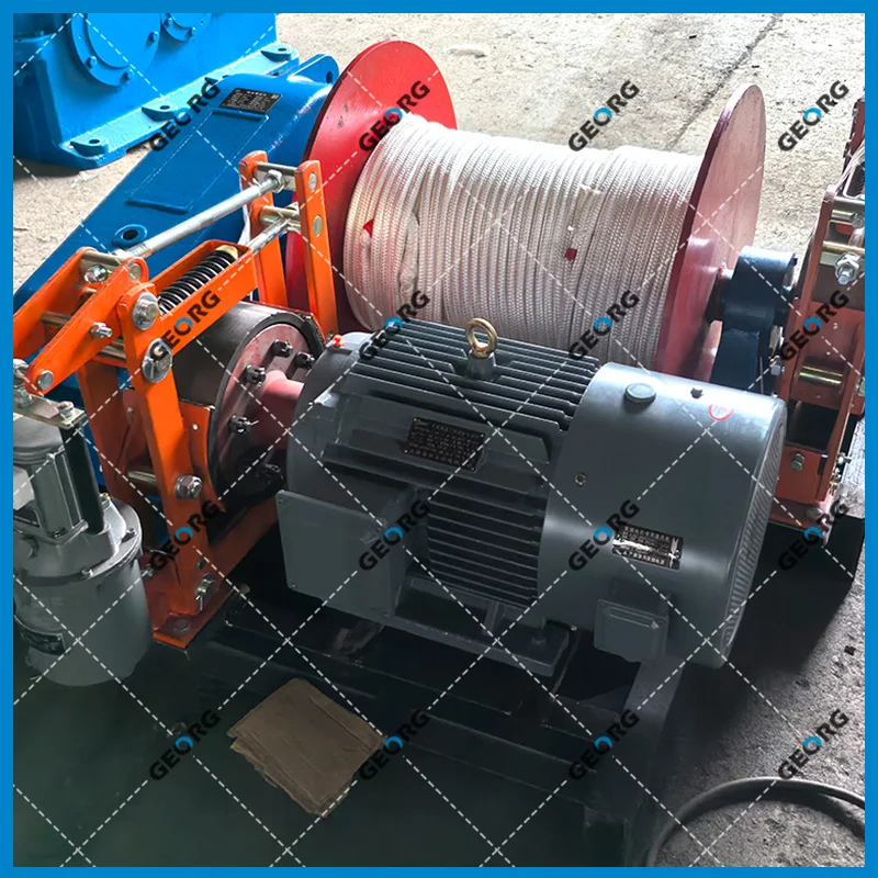 双制动/双刹车 电动卷扬机-卷扬机非标定制找GEORG-乔格机械设计制造（上海）有限公司