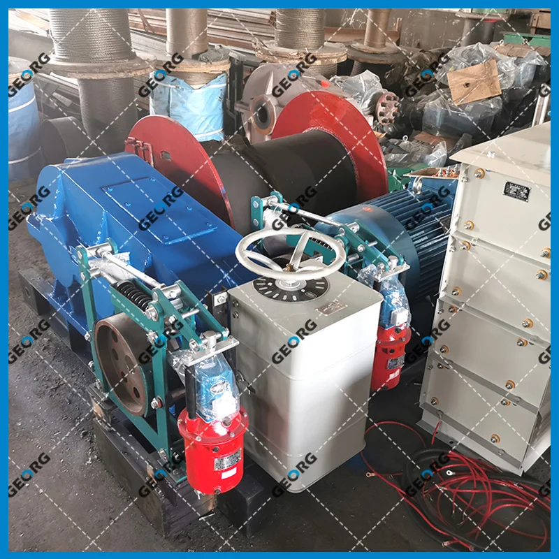 双制动/双刹车 电动卷扬机-卷扬机非标定制找GEORG-乔格机械设计制造（上海）有限公司