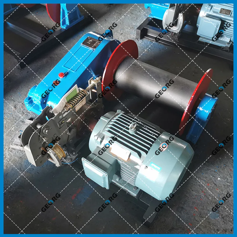 2吨电动卷扬机 JM-2T型-普通常规款-卷扬机非标定制找GEORG-乔格机械设计制造（上海）有限公司